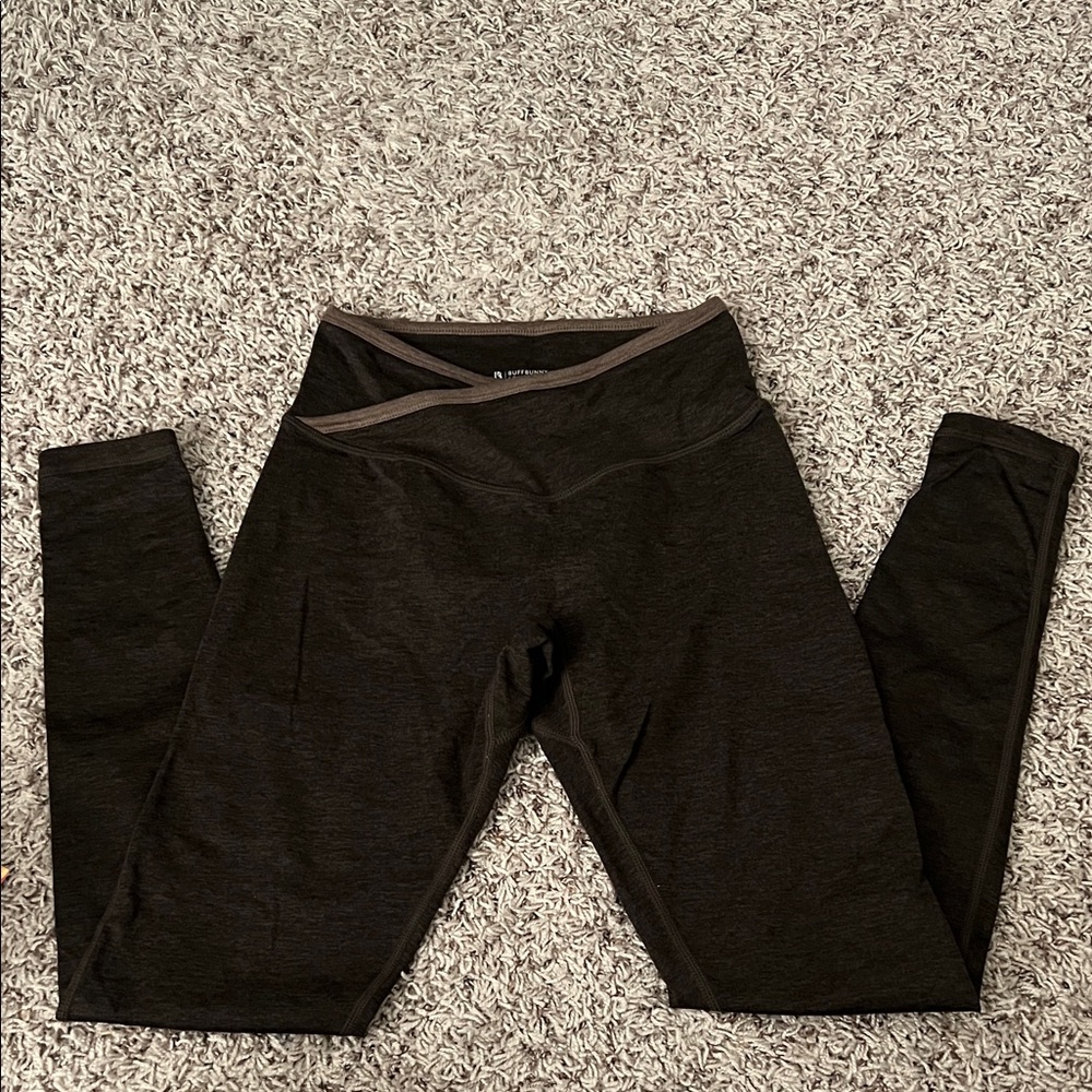 Brown Legging with Cross waist detail